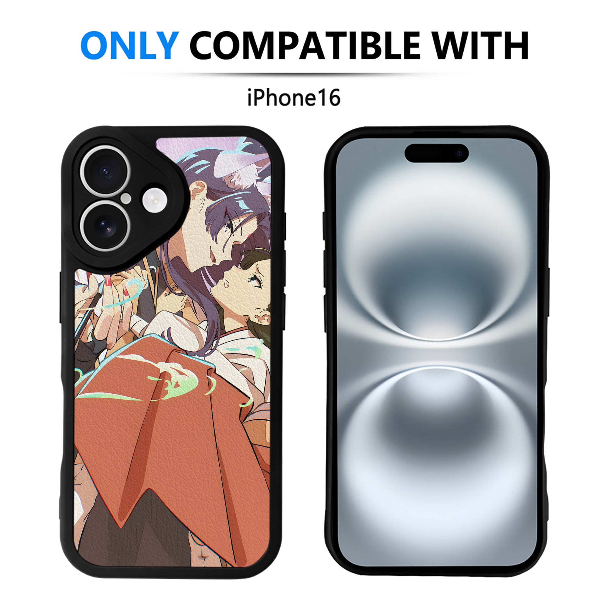 （画像用） 薬屋のひとりごと The Apothecary Diaries 【iPhone 16シリーズ対応】シリコンスマホケース（レザー調） 材質：シリコン
